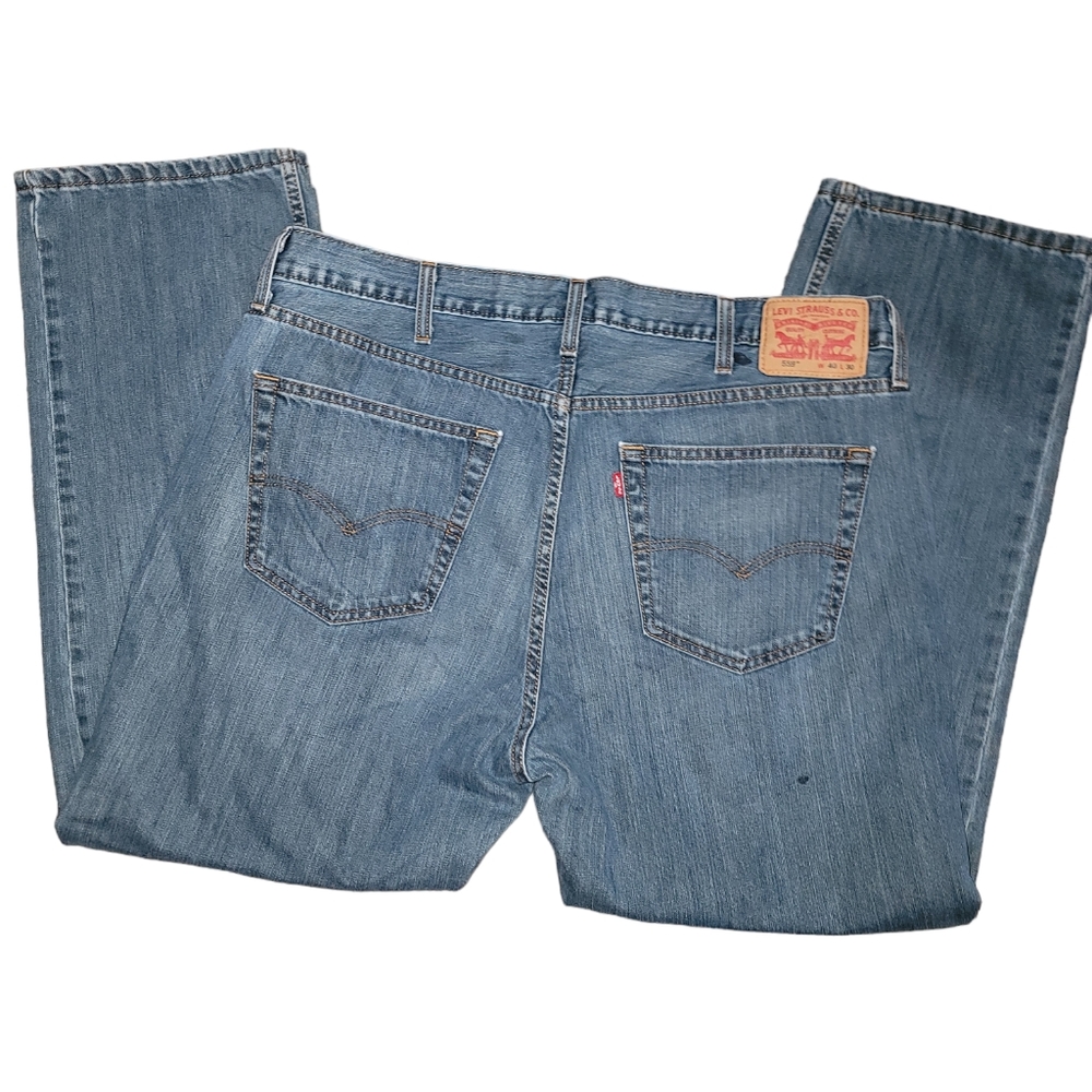 Levi's 559 Mens Size 40x30 Jeans Straight Leg Classic Fit Streetwear Moto Cowboy